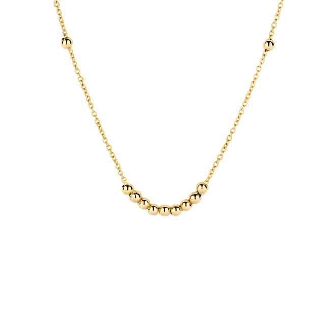 Blush 14ct Gold Beaded Chain Necklace - 3182YGO
