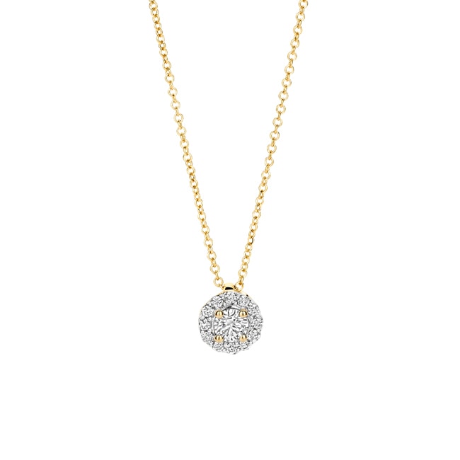 Blush Collier 14k Gelbgold mit Labordiamanten 0.22ct - LG3010Y