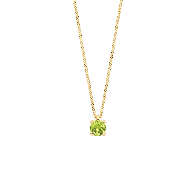 Blush Collier 14k Gelbgold mit Peridot - 3200YGP