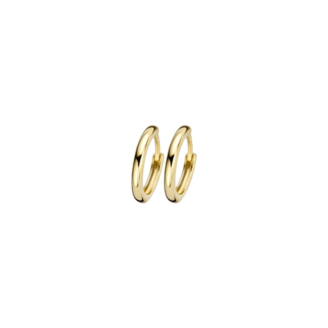 Blush 14ct Gold Round Hoop Earrings - 7232YGO