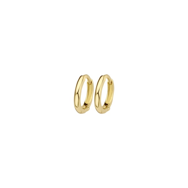 Blush 14ct Gold Round Hoop Earrings - 7221YGO
