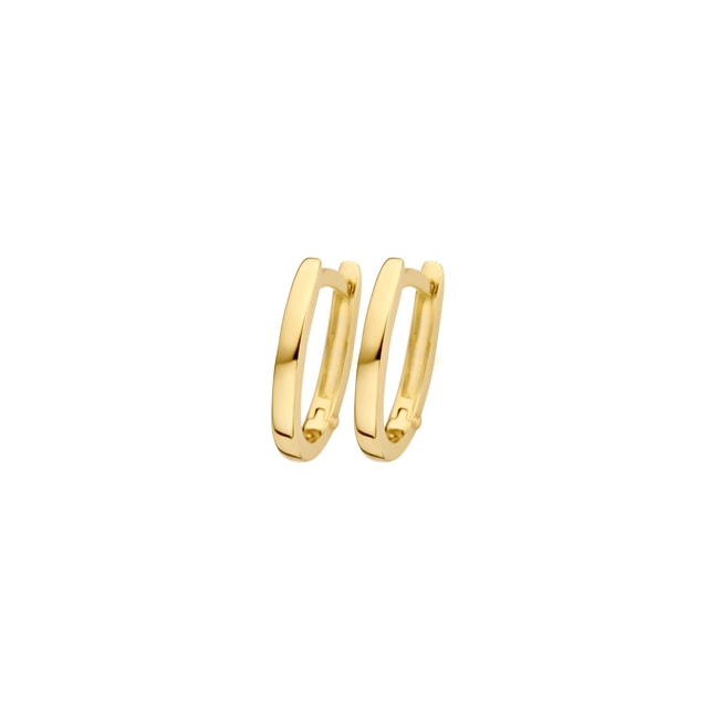 Blush Creolen 14k Gelbgold oval 13mm - 7223YGO