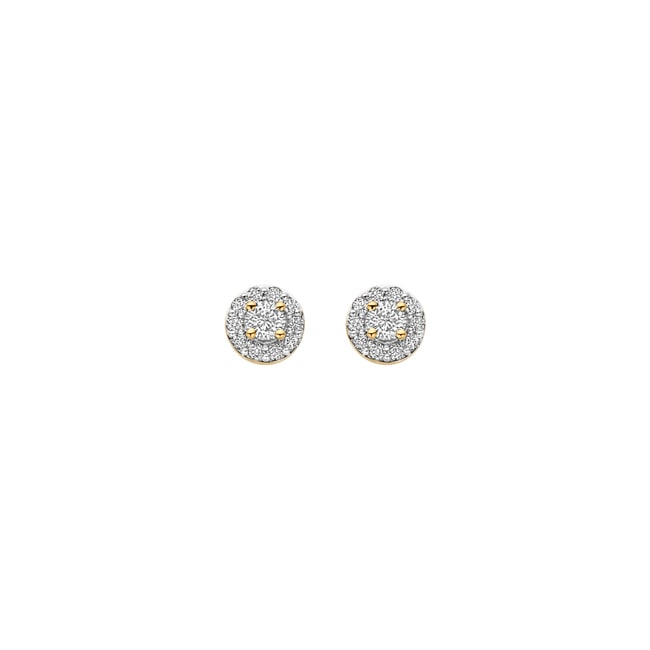 Blush Halo Ohrstecker 14k Gelbgold mit Labordiamanten 0.29ct - LG7011Y
