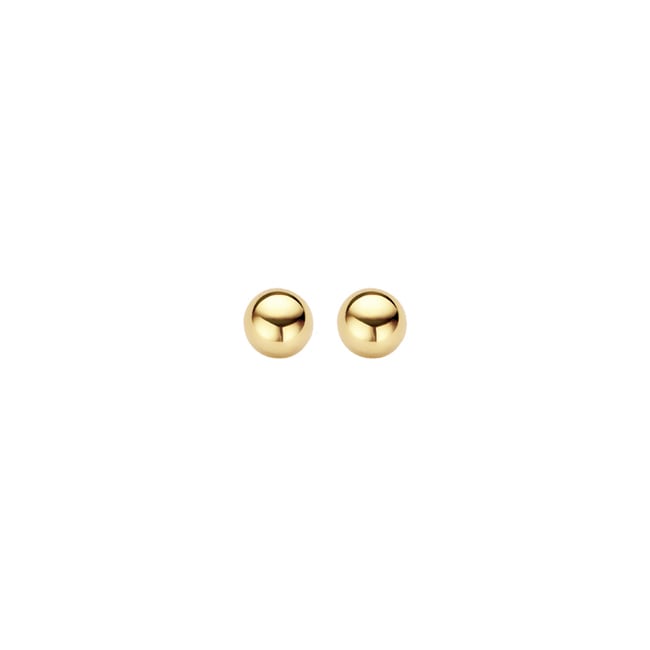 Blush 14ct Gold Ball Stud Earrings 5mm - 7122YGO