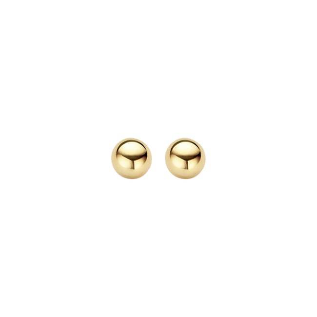 Blush 14ct Gold Ball Stud Earrings 6mm - 7123YGO