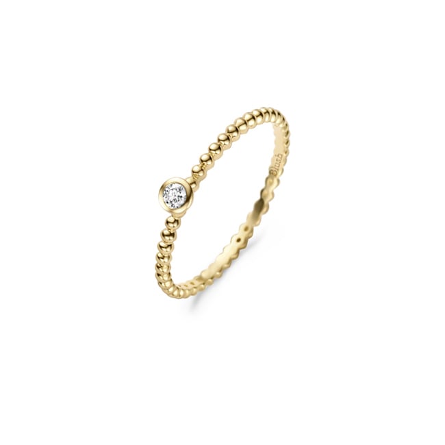 Blush Kugelring 14k Gelbgold mit Zirkonia - 1216YZI