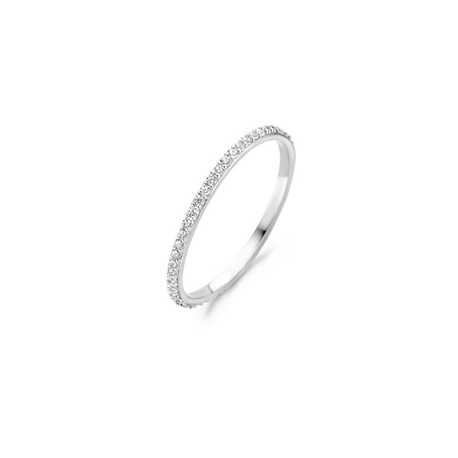 Blush Mémoire Ring 14k Weissgold mit Zirkonia - 1201WZI