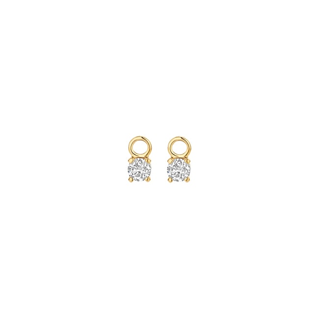 Blush 14ct Gold 0.30ct Lab Diamond Solitaire Earring Charms - LG9006Y/S