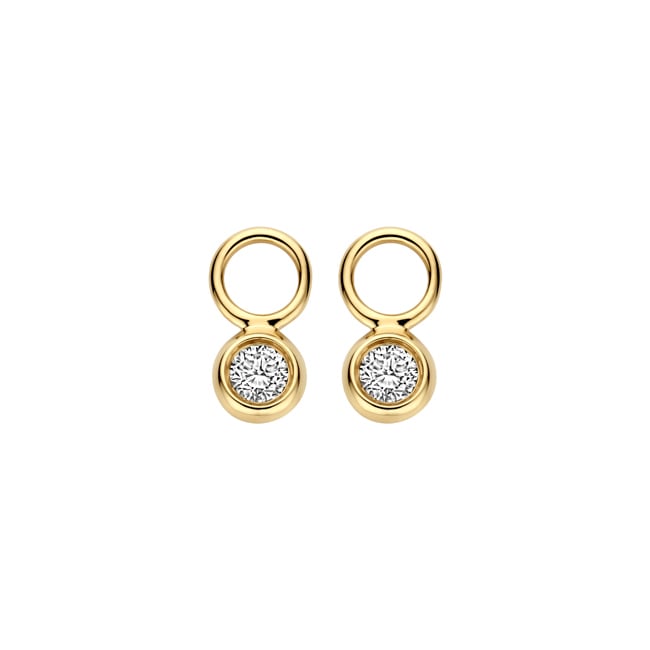 Blush Ohrring-Anhänger 14k Gelbgold mit Labordiamanten 0.50ct - LG9002Y