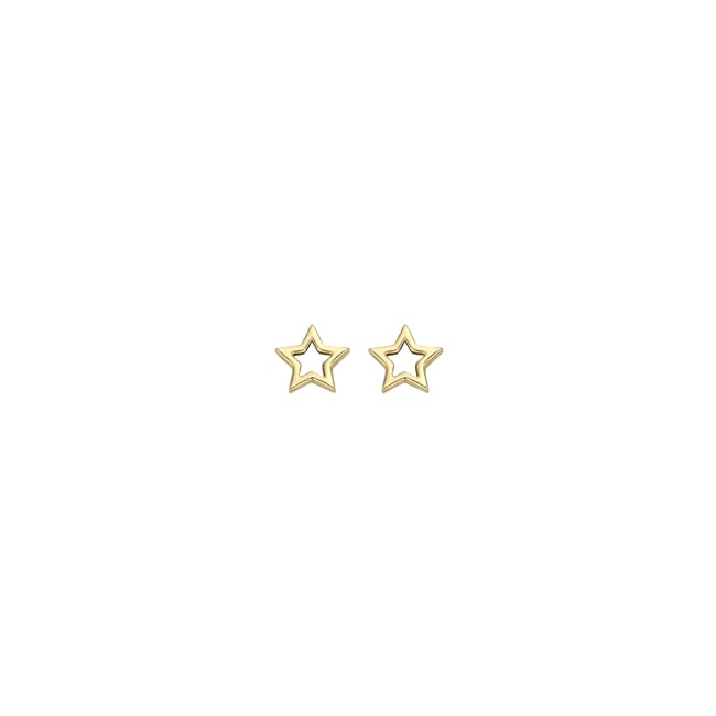 Blush Puces d’oreilles étoile 4.8 mm en or 14 carats - 7248YGO
