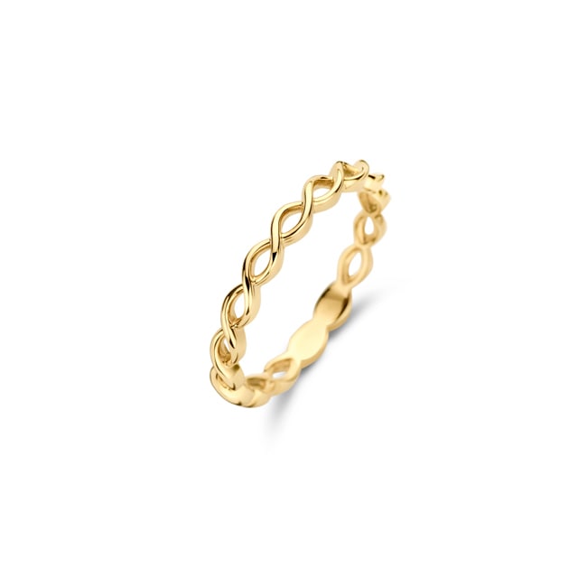 Blush Ring 14k Gelbgold in Flechtoptik - 1245YGO