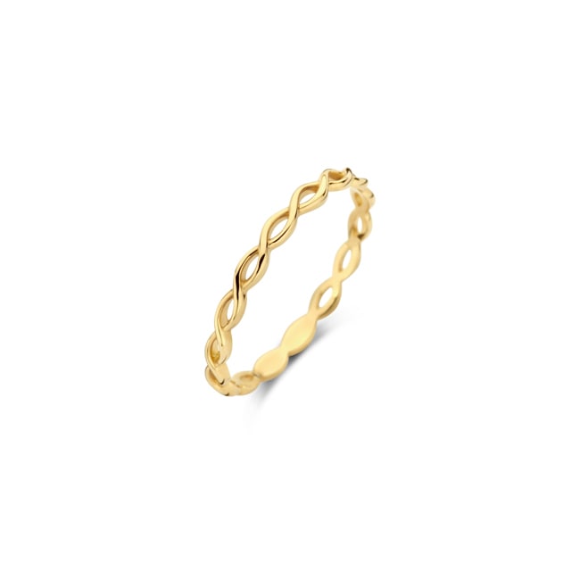 Blush Ring 14k Gelbgold mit Flechtmuster - 1220YGO