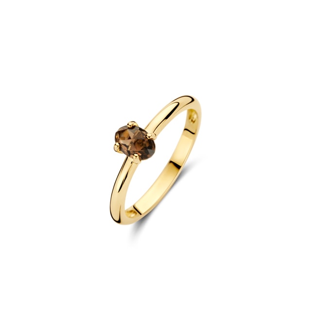 Blush Ring 14k Gelbgold mit Rauchquarz - 1242YSQ
