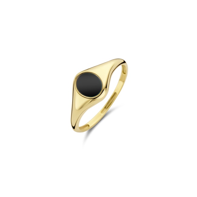 Blush Siegelring 14k Gelbgold mit Onyx - 1219YON
