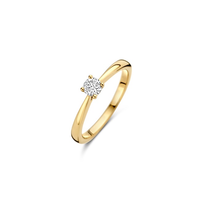 Blush 14ct Yellow Gold 0.25ct Lab Diamond Solitaire Ring - LG1001Y