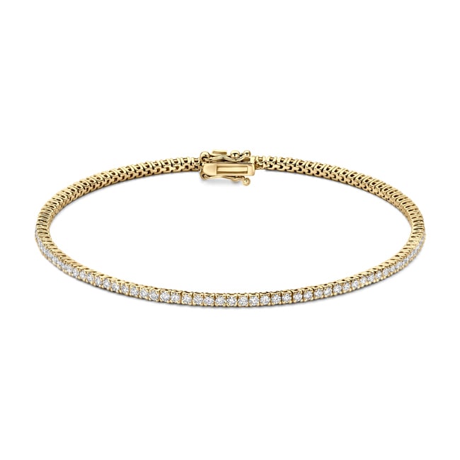Blush 14ct Yellow Gold 1.47ct Lab Diamond Tennis Bracelet - LG2004Y