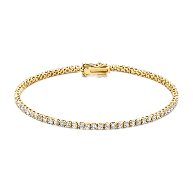 Blush 14ct Yellow Gold 2.16ct Lab Diamond Tennis Bracelet - LG2005Y