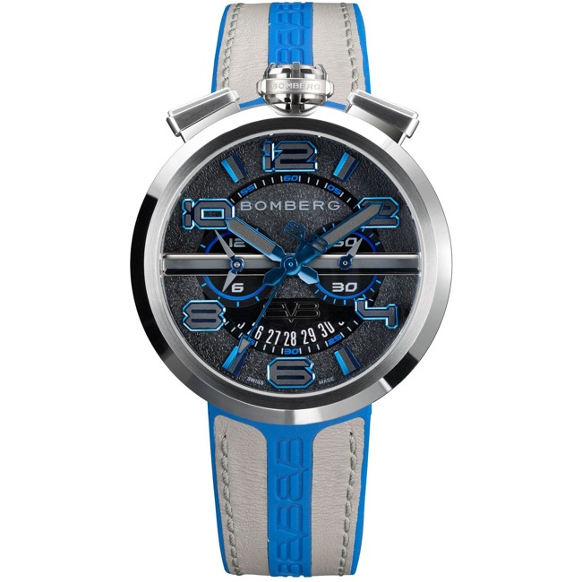 Bomberg 1968 Blue & Grey Chronograph Bomberg 1968 Blue & Grey Chronograph - RS45CHSS.144.3