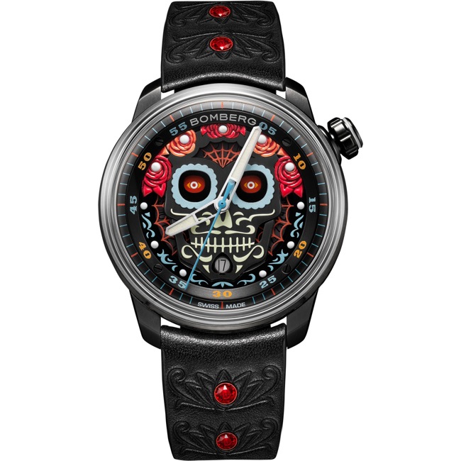 CT43APBA.26 2.11 Bomberg BB 01 Automatic Dia de los Muertos Red Limited Edition