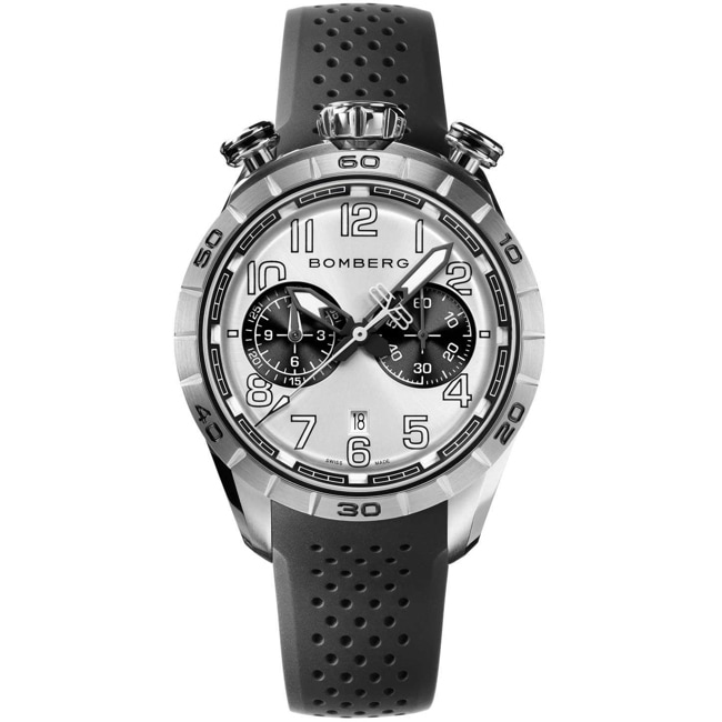 Bomberg BB-68 Grey & Black Chronograph - NS44CHSS.213.9
