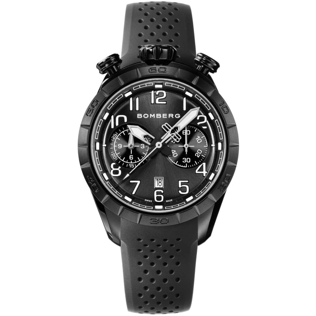 Bomberg BB-68 Pitch Black Chronograph - NS44CHPBA.210.9
