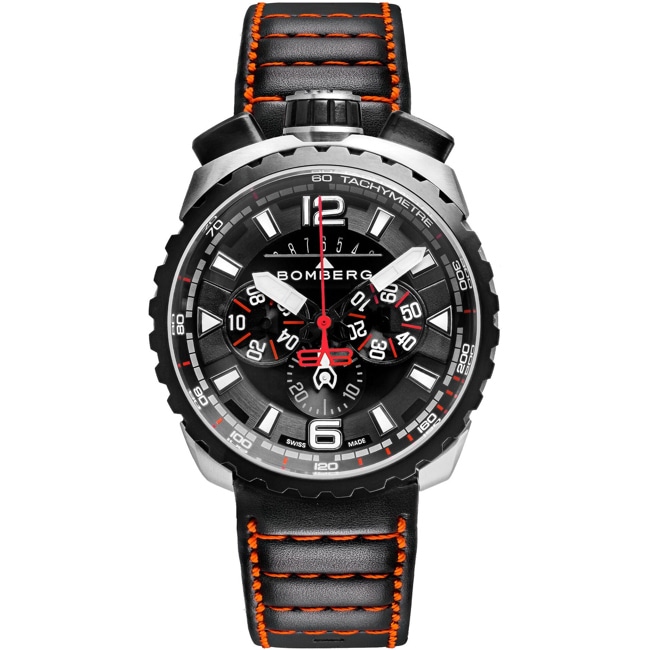 Bomberg Bolt-68 Heritage Black & Red Chronograph - BS45CHSP.050-4.3