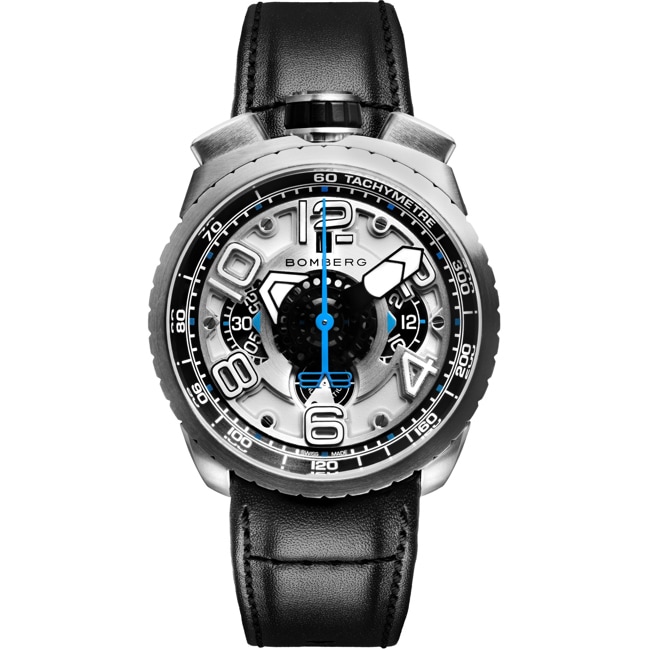 Bomberg Bolt-68 Heritage Black & Silver Automatic Chronograph - BS47CHASS.041-5.3