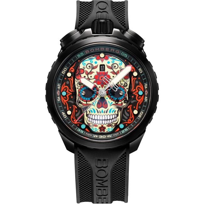 Bomberg Bolt-68 Heritage Sugar Skull Red - BS45CHPBA.060-5.12
