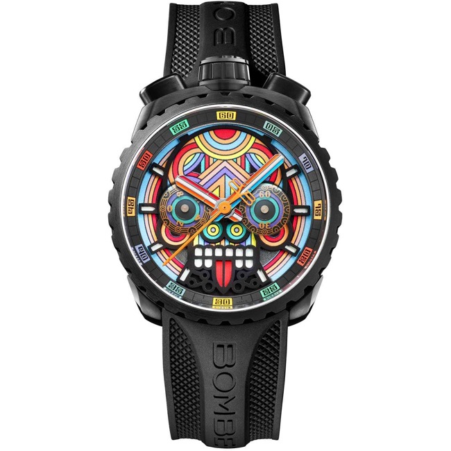 Bomberg Bolt-68 Heritage Maya Red & Black Special Edition - BS45CHPBA.MAYA-1.3