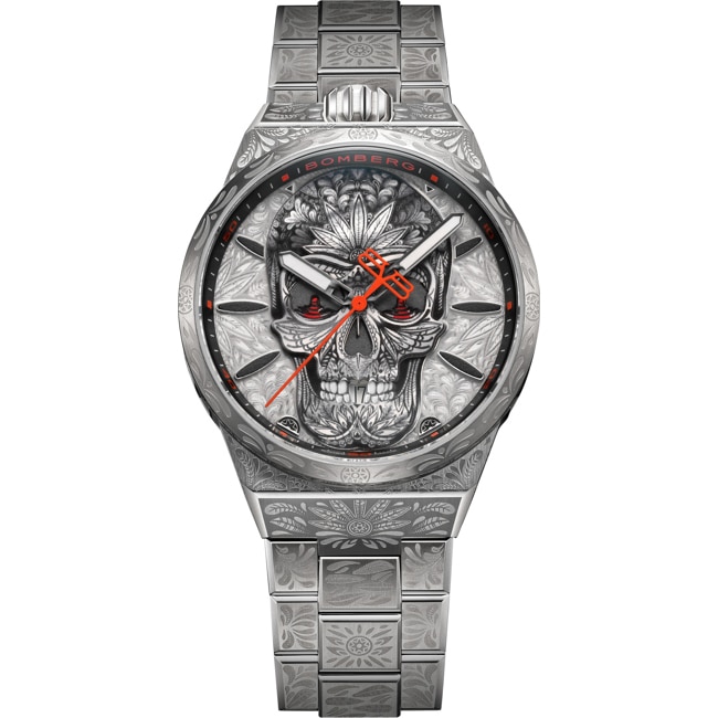Bomberg Bolt-68 Neo Tattooed Skull Metal - BF43H3SS.07-2.12