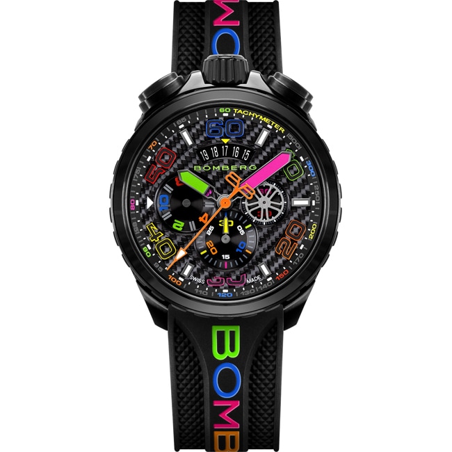 Bomberg Bolt-68 Racing Chroma Carbon Black - BS45CHPBA.049-6.2.21
