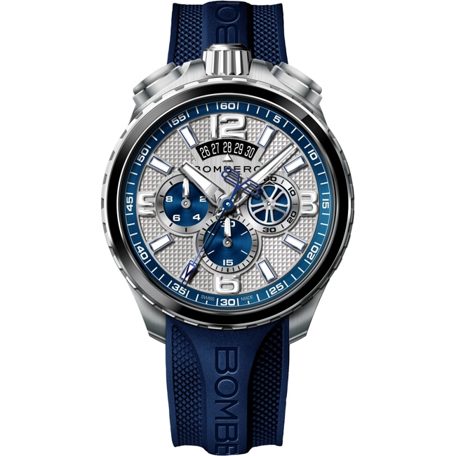 Bomberg Bolt-68 Heritage Steel & Blue Sapphire Chronograph - BS45CHSS.063-1.11