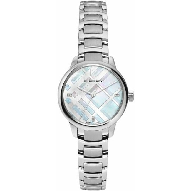 Burberry The Classic Round Ø 32mm Diamonds - BU10110