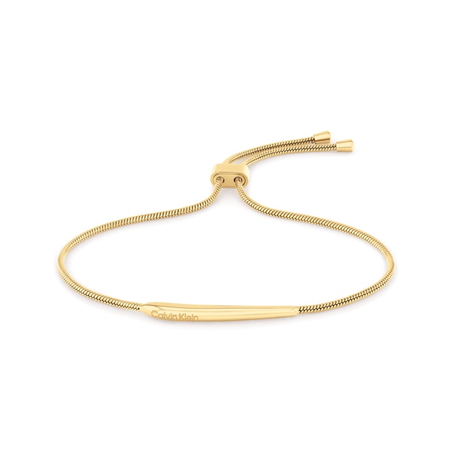 Calvin Klein Bracelet Elongated Drops Golden - 35000342