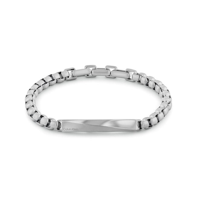 Calvin Klein Bracelet Iconic ID Argenté Calvin Klein Bracelet Iconic ID Argenté - 35100056