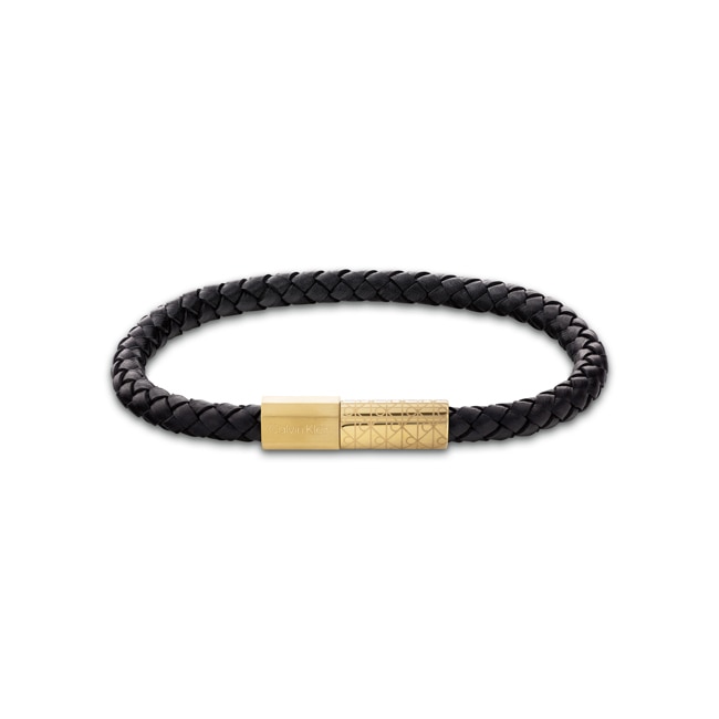 Calvin Klein Bracelet Industrial Facets Noir / Doré - 35100087