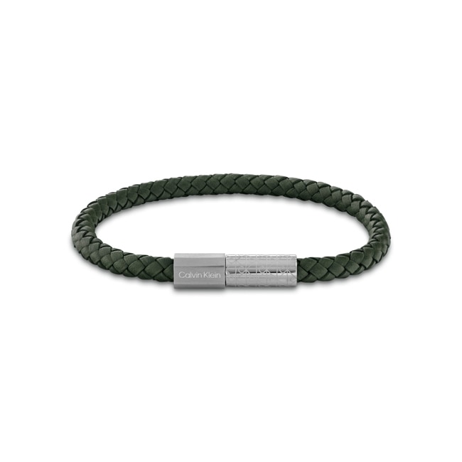 Calvin Klein Bracelet Industrial Facets Argenté / Vert - 35100090