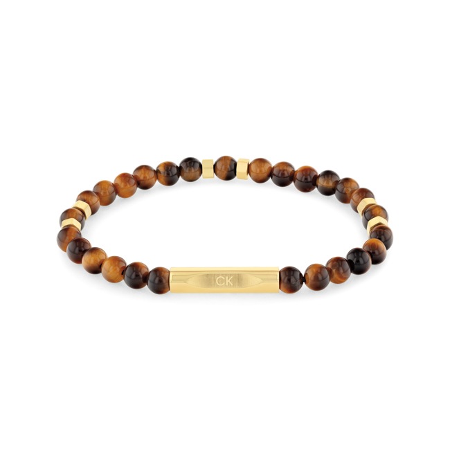 Calvin Klein Armband Mixed Beads Golden / Brown - 35000576