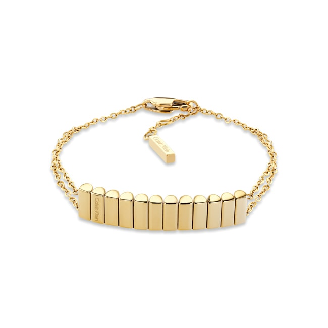 Calvin Klein Armband Modern Repetition Goldig - 35000942