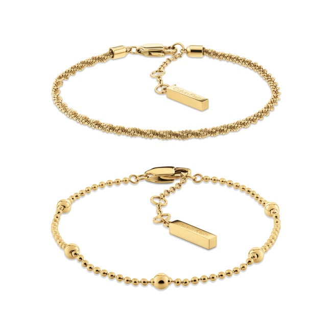 Calvin Klein Armband Set Layered Goldig - 35000948