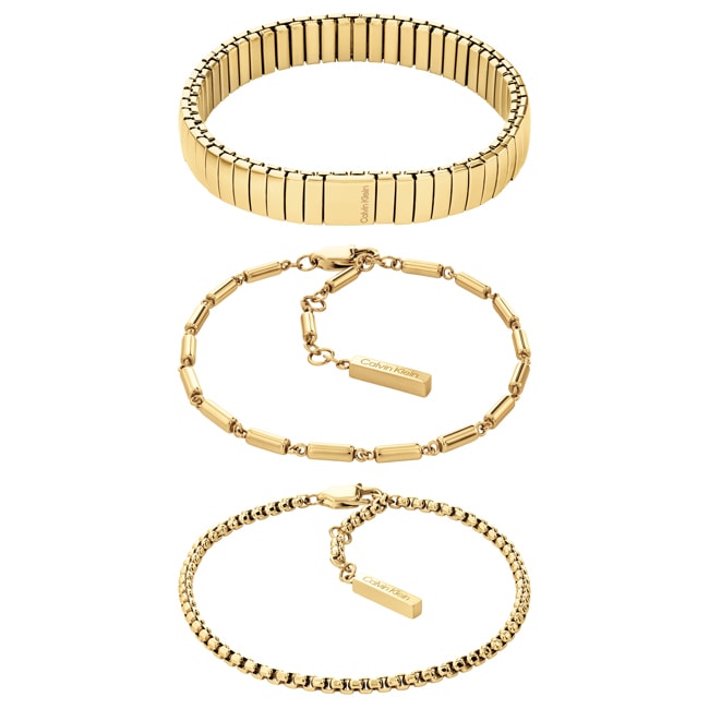 Calvin Klein Bracelet Stacked Doré - 35000838
