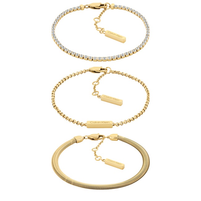 Calvin Klein Armband Trio Goldig - 35000797