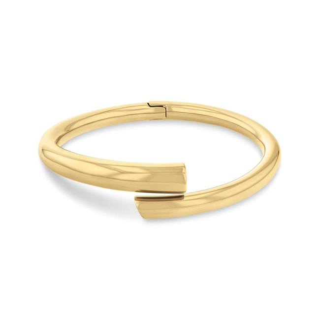 Calvin Klein Bracelet à charnière Spirale Doré Calvin Klein Bracelet à charnière Spirale Doré - 35000763