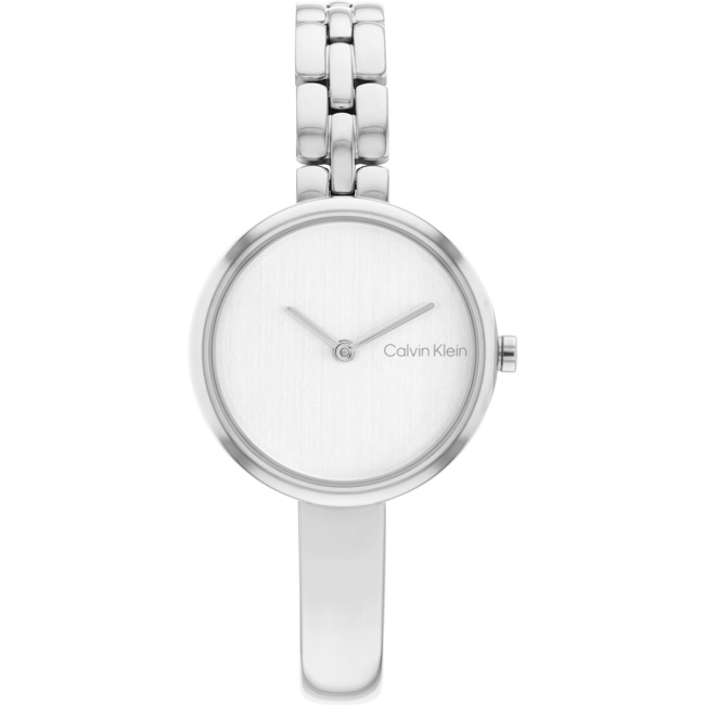 Calvin Klein Bangled Silbrig 28mm - 25200278