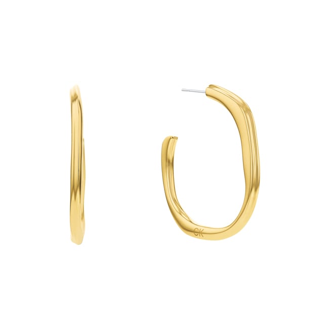 Calvin Klein Creolen ck Reflect Goldig Calvin Klein Creolen ck Reflect Goldig - 35000644