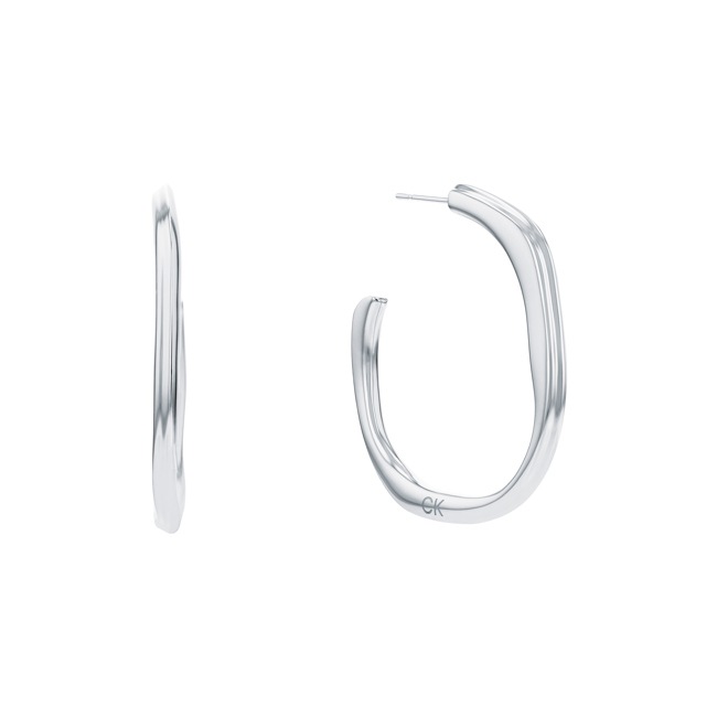 Calvin Klein Créoles ck Reflect Argenté - 35000643