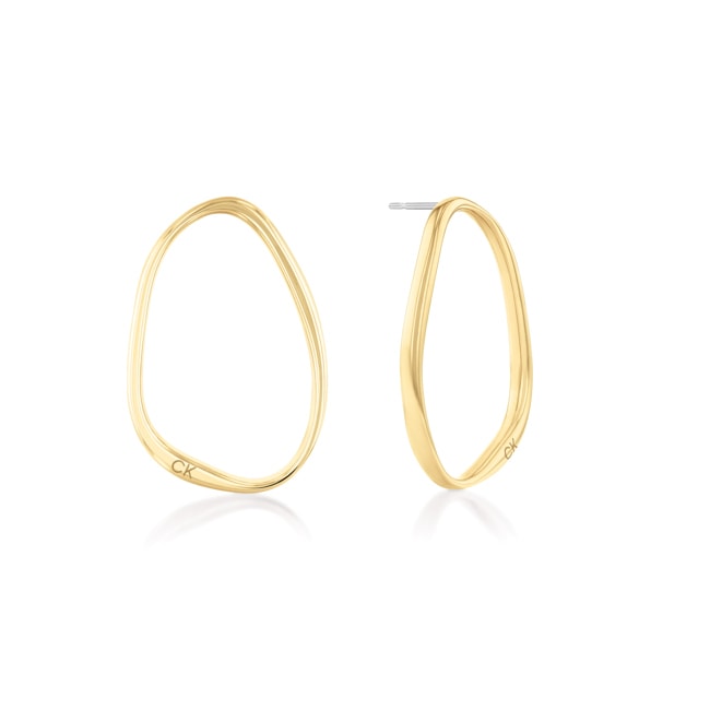Calvin Klein Créoles Elongated Drops Doré Calvin Klein Créoles Elongated Drops Doré - 35000451