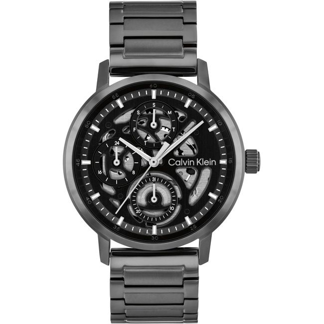 Calvin Klein Gauge Day-Date Grau - 25200563