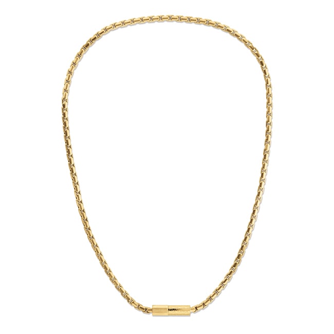 Calvin Klein Necklace Contoured Barrel Doré - 35100093