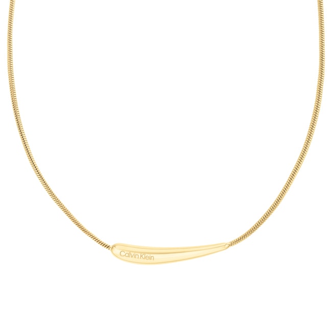 Calvin Klein Halskette Elongated Drops Goldig - 35000339